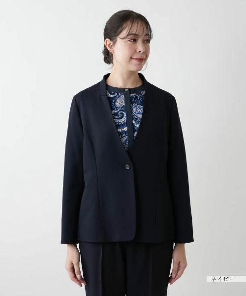 Leilian PLUS HOUSE / レリアンプラスハウス テーラードジャケット | 【店舗人気】ノーカラージャケット | 詳細8