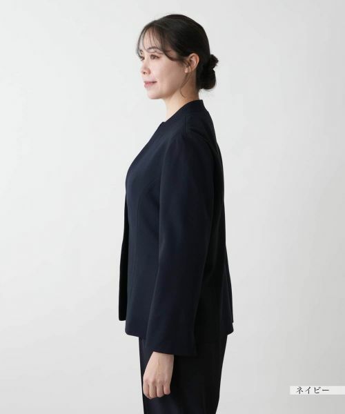 Leilian PLUS HOUSE / レリアンプラスハウス テーラードジャケット | 【店舗人気】ノーカラージャケット | 詳細9