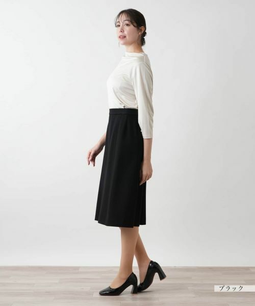 Leilian PLUS HOUSE / レリアンプラスハウス ミニ・ひざ丈スカート | 【店舗人気】ミディスカート | 詳細2