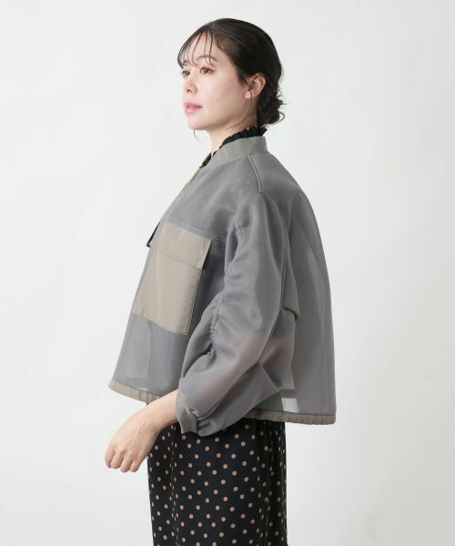 Leilian PLUS HOUSE / レリアンプラスハウス その他アウター | 【店舗人気】シアーブルゾン | 詳細8