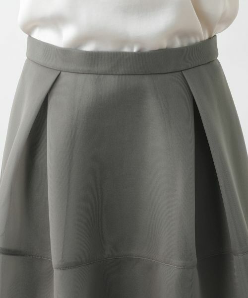 Leilian PLUS HOUSE / レリアンプラスハウス ミニ・ひざ丈スカート | 【店舗人気】シアーフレアスカート【NEMIKA】 | 詳細10