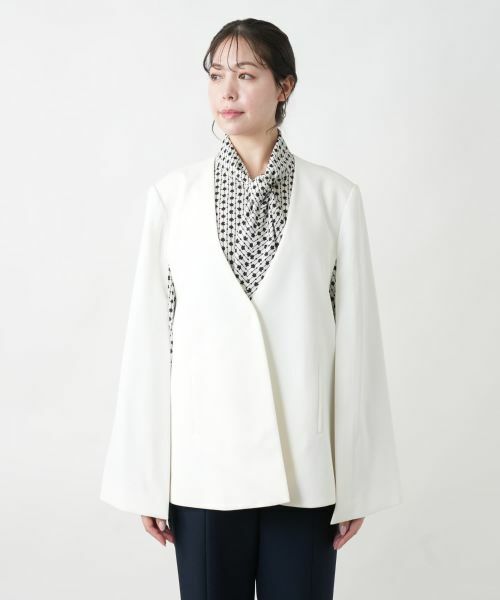 Leilian PLUS HOUSE / レリアンプラスハウス テーラードジャケット | 袖スリットジャケット | 詳細10