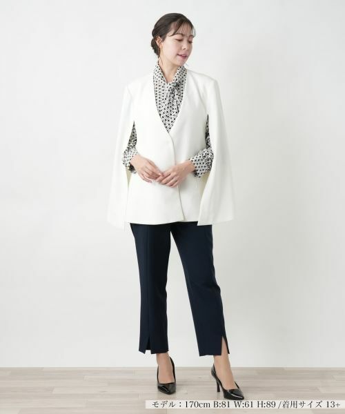 Leilian PLUS HOUSE / レリアンプラスハウス テーラードジャケット | 袖スリットジャケット | 詳細7
