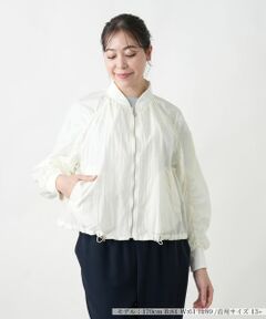 Leilian PLUS HOUSE / レリアンプラスハウス その他アウター | 【店舗人気】ドロップショルダーブルゾン【NEMIKA】