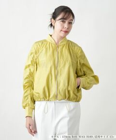 Leilian PLUS HOUSE / レリアンプラスハウス その他アウター | 【店舗人気】ドロップショルダーブルゾン【NEMIKA】