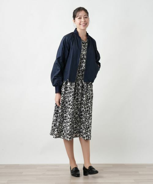 Leilian PLUS HOUSE / レリアンプラスハウス その他アウター | 【店舗人気】ドロップショルダーブルゾン【NEMIKA】 | 詳細1