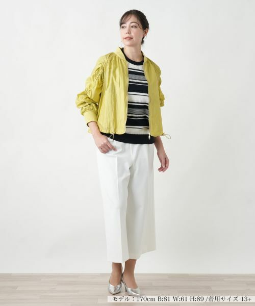 Leilian PLUS HOUSE / レリアンプラスハウス その他アウター | 【店舗人気】ドロップショルダーブルゾン【NEMIKA】 | 詳細7