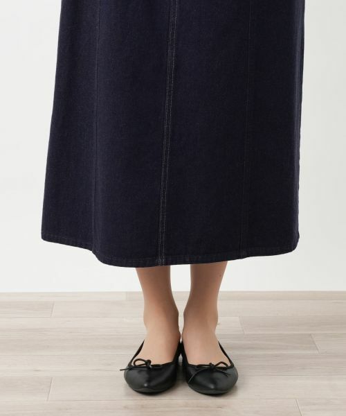 Leilian PLUS HOUSE / レリアンプラスハウス ミニ・ひざ丈スカート | 【店舗人気】デニムスカート【L JEANS】 | 詳細10