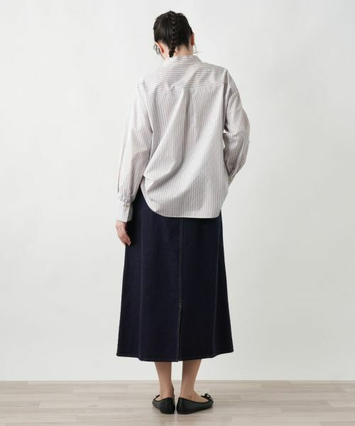 Leilian PLUS HOUSE / レリアンプラスハウス ミニ・ひざ丈スカート | 【店舗人気】デニムスカート【L JEANS】 | 詳細3