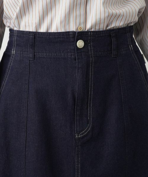 Leilian PLUS HOUSE / レリアンプラスハウス ミニ・ひざ丈スカート | 【店舗人気】デニムスカート【L JEANS】 | 詳細7