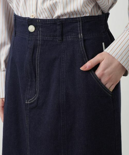 Leilian PLUS HOUSE / レリアンプラスハウス ミニ・ひざ丈スカート | 【店舗人気】デニムスカート【L JEANS】 | 詳細8