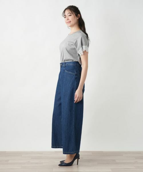 Leilian PLUS HOUSE / レリアンプラスハウス その他パンツ | 洗えるワイドパンツ【L JEANS】 | 詳細2