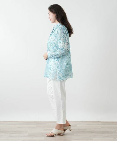 Leilian PLUS HOUSE / レリアンプラスハウス その他パンツ | 【店舗人気】クロップドホワイトデニム【L JEANS】 | 詳細2