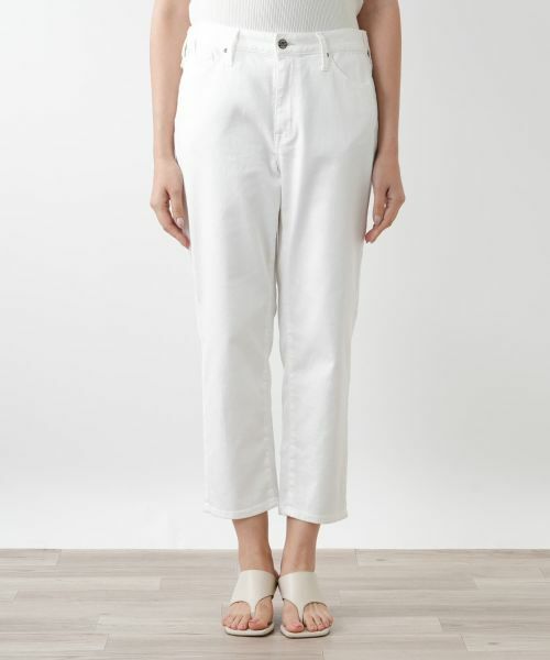 Leilian PLUS HOUSE / レリアンプラスハウス その他パンツ | 【店舗人気】クロップドホワイトデニム【L JEANS】 | 詳細4