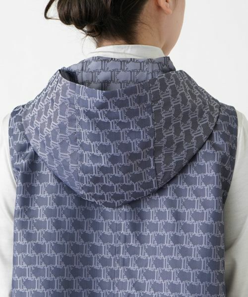 Leilian PLUS HOUSE / レリアンプラスハウス テーラードジャケット | 総柄フーデッドベスト | 詳細10