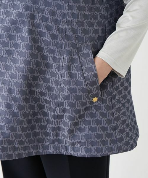 Leilian PLUS HOUSE / レリアンプラスハウス テーラードジャケット | 総柄フーデッドベスト | 詳細13