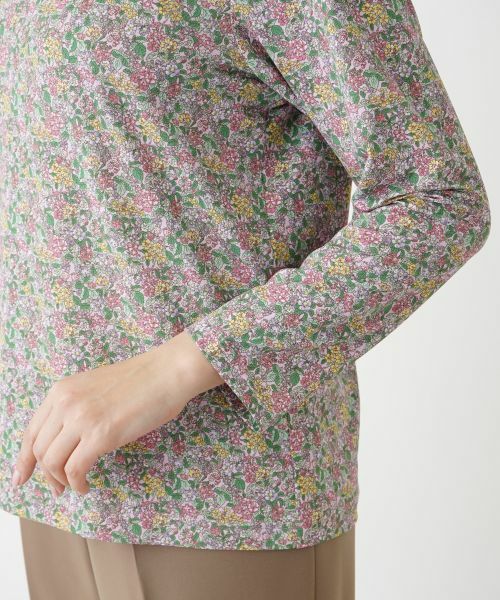 Leilian PLUS HOUSE / レリアンプラスハウス カットソー | 【店舗人気】小花柄ハイネックカットソー | 詳細13