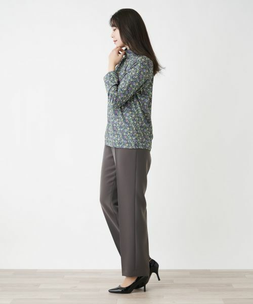 Leilian PLUS HOUSE / レリアンプラスハウス カットソー | 【店舗人気】小花柄ハイネックカットソー | 詳細2