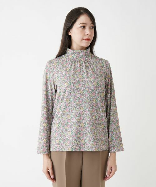 Leilian PLUS HOUSE / レリアンプラスハウス カットソー | 【店舗人気】小花柄ハイネックカットソー | 詳細7