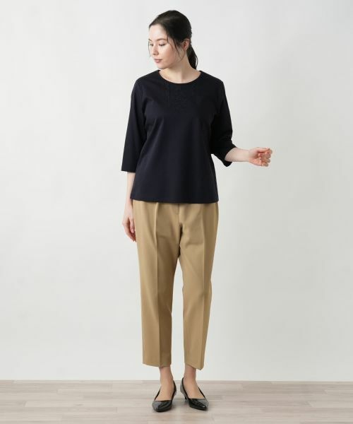 Leilian PLUS HOUSE / レリアンプラスハウス その他パンツ | 【店舗人気】ストレッチクロップドパンツ | 詳細13