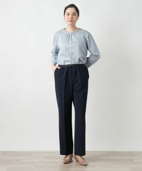 Leilian PLUS HOUSE / レリアンプラスハウス その他パンツ | 【店舗人気】センタープレスパンツ | 詳細4