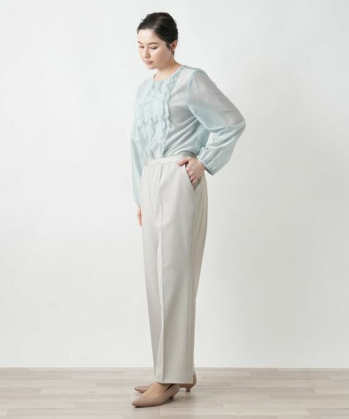 Leilian PLUS HOUSE / レリアンプラスハウス その他パンツ | 【店舗人気】センタープレスパンツ | 詳細8