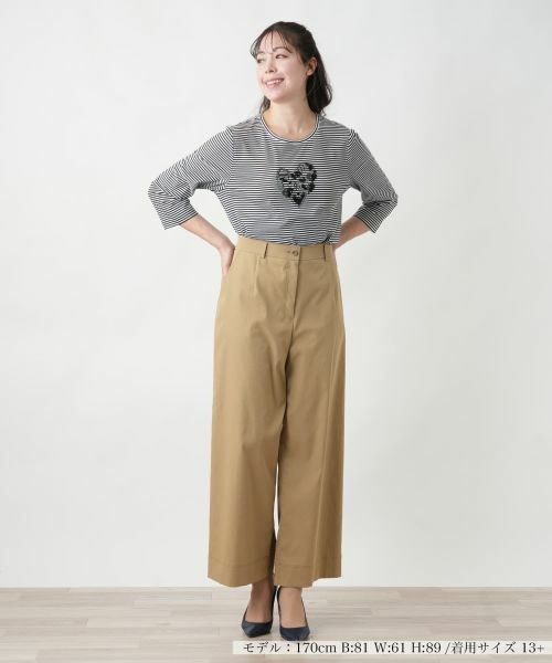 Leilian PLUS HOUSE / レリアンプラスハウス その他パンツ | 【店舗人気】ワイドストレートパンツ | 詳細4