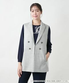 Leilian PLUS HOUSE / レリアンプラスハウス テーラードジャケット | 【店舗人気】洗えるジレ