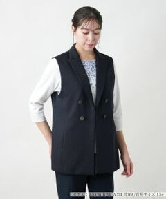 Leilian PLUS HOUSE / レリアンプラスハウス テーラードジャケット | 【店舗人気】洗えるジレ