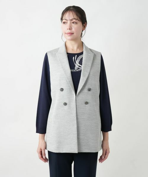 Leilian PLUS HOUSE / レリアンプラスハウス テーラードジャケット | 【店舗人気】洗えるジレ | 詳細10