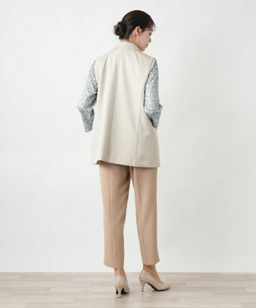 Leilian PLUS HOUSE / レリアンプラスハウス テーラードジャケット | 【店舗人気】洗えるジレ | 詳細3