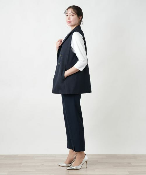 Leilian PLUS HOUSE / レリアンプラスハウス テーラードジャケット | 【店舗人気】洗えるジレ | 詳細5