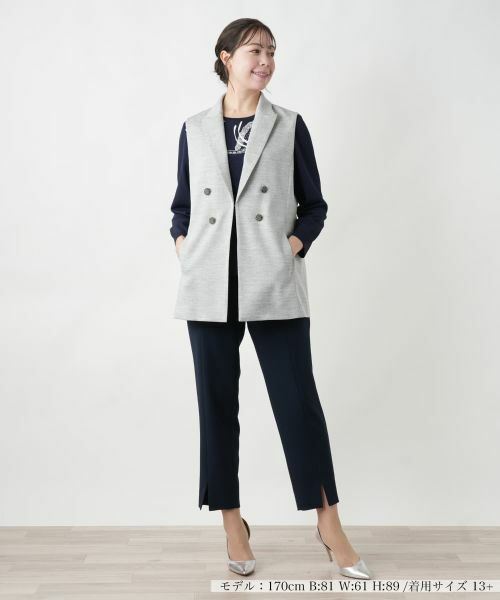 Leilian PLUS HOUSE / レリアンプラスハウス テーラードジャケット | 【店舗人気】洗えるジレ | 詳細7