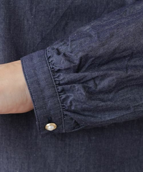 Leilian PLUS HOUSE / レリアンプラスハウス シャツ・ブラウス | 【店舗人気】フリルデニムブラウス | 詳細12