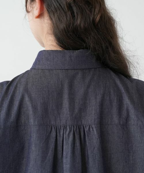 Leilian PLUS HOUSE / レリアンプラスハウス シャツ・ブラウス | 【店舗人気】フリルデニムブラウス | 詳細8