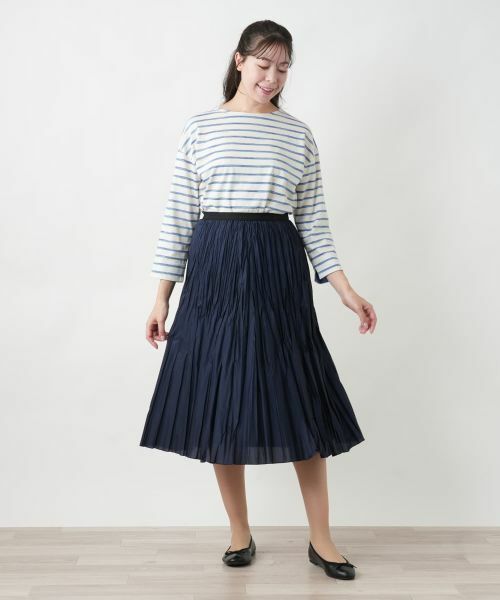 Leilian PLUS HOUSE / レリアンプラスハウス ロング・マキシ丈スカート | 【店舗人気】洗えるプリーツスカート | 詳細1