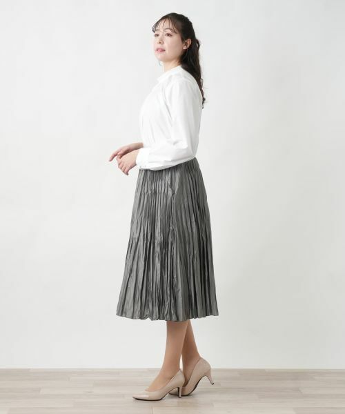 Leilian PLUS HOUSE / レリアンプラスハウス ロング・マキシ丈スカート | 【店舗人気】洗えるプリーツスカート | 詳細5