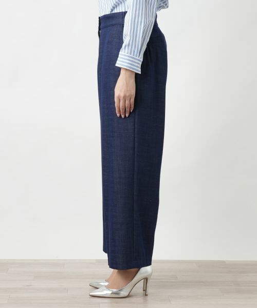 Leilian PLUS HOUSE / レリアンプラスハウス その他パンツ | 【店舗人気】デニム調ワイドパンツ | 詳細5