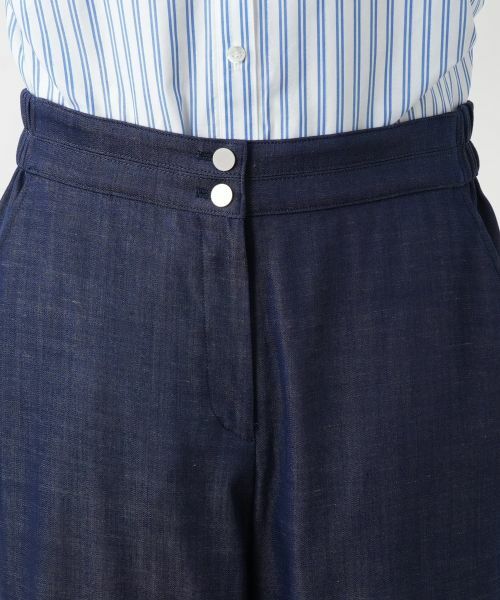 Leilian PLUS HOUSE / レリアンプラスハウス その他パンツ | 【店舗人気】デニム調ワイドパンツ | 詳細7