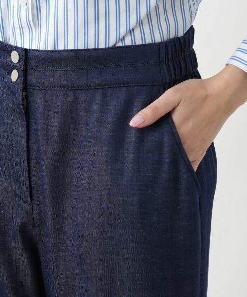 Leilian PLUS HOUSE / レリアンプラスハウス その他パンツ | 【店舗人気】デニム調ワイドパンツ | 詳細8