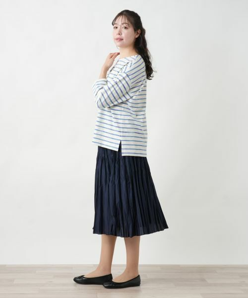 Leilian PLUS HOUSE / レリアンプラスハウス カットソー | ボーダーカットソー | 詳細2