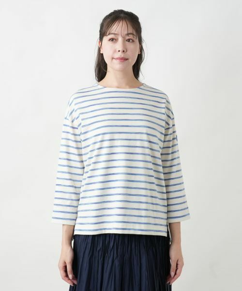 Leilian PLUS HOUSE / レリアンプラスハウス カットソー | ボーダーカットソー | 詳細4