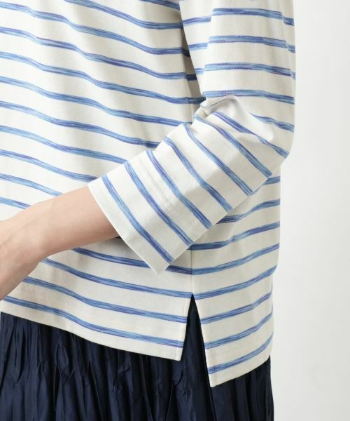 Leilian PLUS HOUSE / レリアンプラスハウス カットソー | ボーダーカットソー | 詳細9