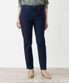 Leilian PLUS HOUSE / レリアンプラスハウス デニムパンツ | ハイウエストスキニーパンツ