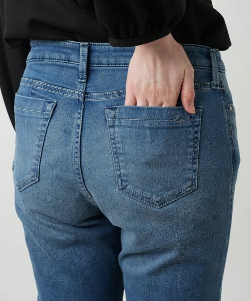 Leilian PLUS HOUSE / レリアンプラスハウス デニムパンツ | 【店舗人気】ウォッシュデニムパンツ【L JEANS】 | 詳細9