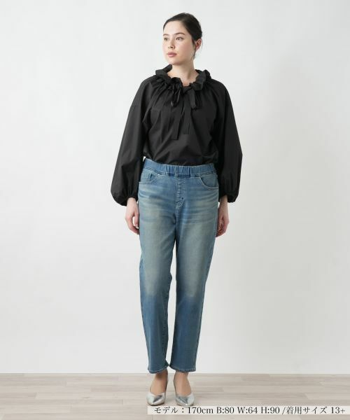 Leilian PLUS HOUSE / レリアンプラスハウス デニムパンツ | ウォッシュデニムパンツ【L JEANS】 | 詳細1