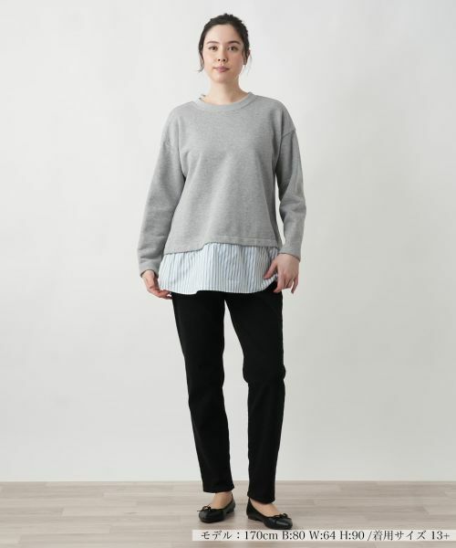 Leilian PLUS HOUSE / レリアンプラスハウス デニムパンツ | 【店舗人気】ブラックデニムパンツ【L JEANS】 | 詳細1