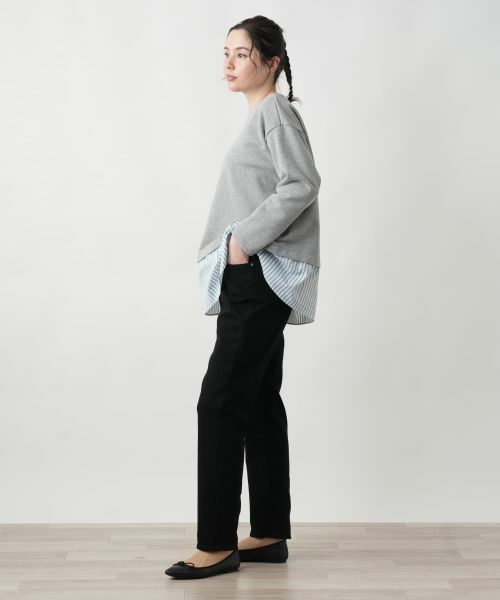 Leilian PLUS HOUSE / レリアンプラスハウス デニムパンツ | 【店舗人気】ブラックデニムパンツ【L JEANS】 | 詳細2