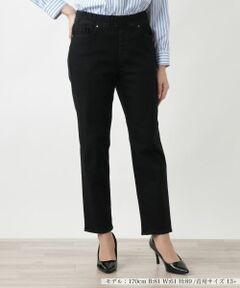 Leilian PLUS HOUSE / レリアンプラスハウス デニムパンツ | 【店舗人気】ブラックデニムパンツ【L JEANS】