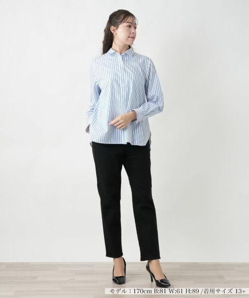 Leilian PLUS HOUSE / レリアンプラスハウス デニムパンツ | 【店舗人気】ブラックデニムパンツ【L JEANS】 | 詳細1